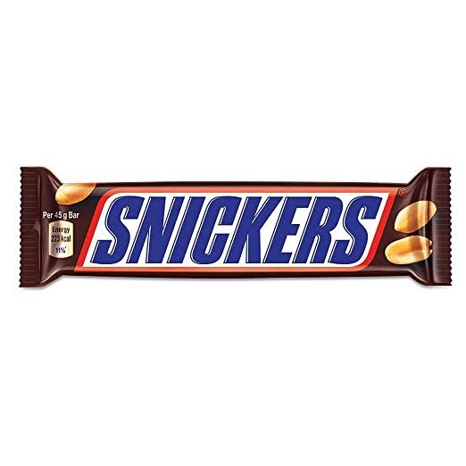 Snickers chocolate bar