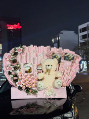 Big Bliss Chocolate Teddy Gift Basket

