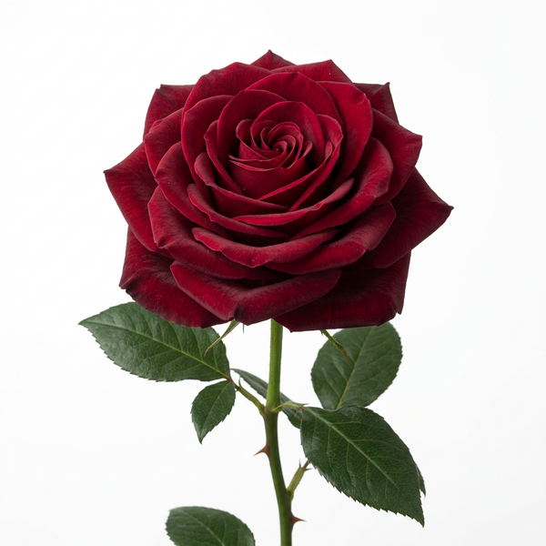 Burgundy Rose (stem)
