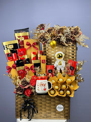 Gourmet Gift Basket with Flowers, Chocolates, and Mug – Free Delivery in Gulberg Lahore