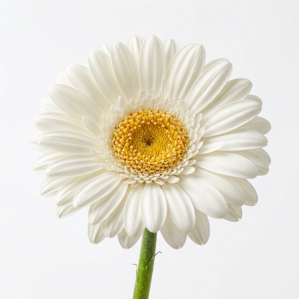 White Gerbera (stem)